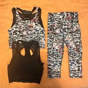 Lululemon bra and legging set